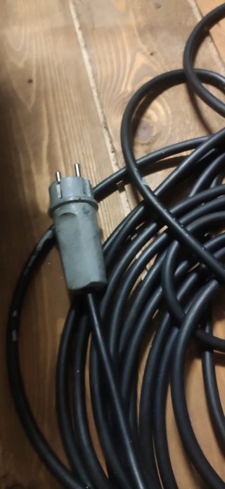 Cable adaptador camper 3 pines. 11 metros.
