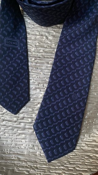 Corbata Loewe Vintage Azul