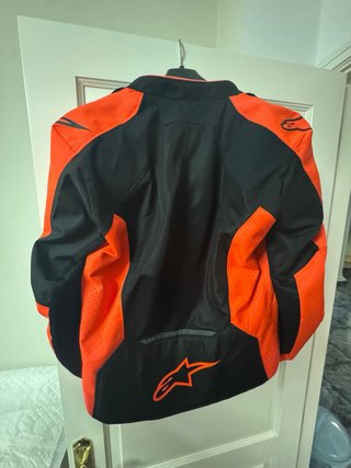 Chaqueta Moto Alpinestars Negra y Naranja