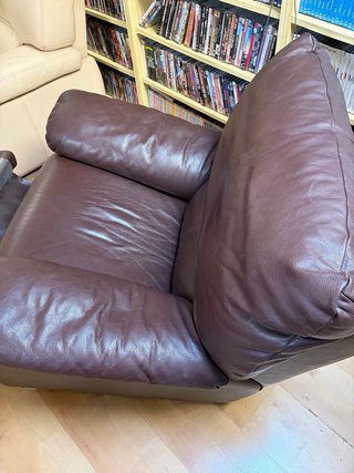 Sillón reclinable Natuzzi de piel