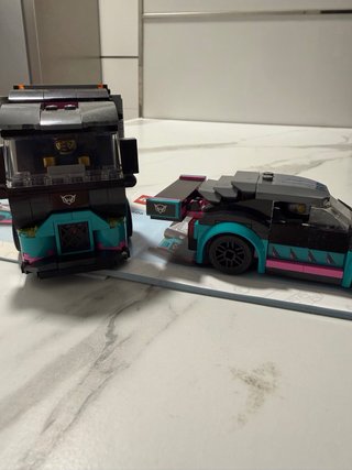 LEGO original City Coche de Carreras y Camión de T