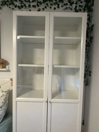 Vitrina BILLY / OXBERG IKEA Blanca