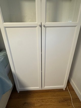 Vitrina BILLY / OXBERG IKEA Blanca