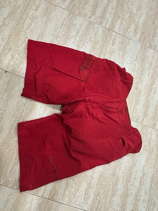 Pantalon Ciclismo Negro y Rojo