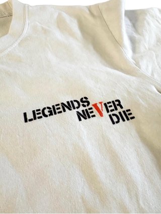 Maglia bianca Legends Never Die