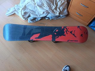 Tabla de Snowboard DC Shoes con fijaciones