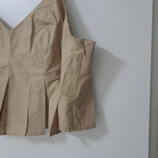 Corpetto H&M beige cotone 100% tg. L