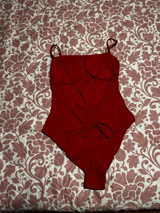 Bañador rojo talla S