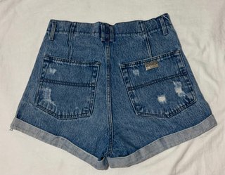 Pantalón corto vaquero tiro alto T.42