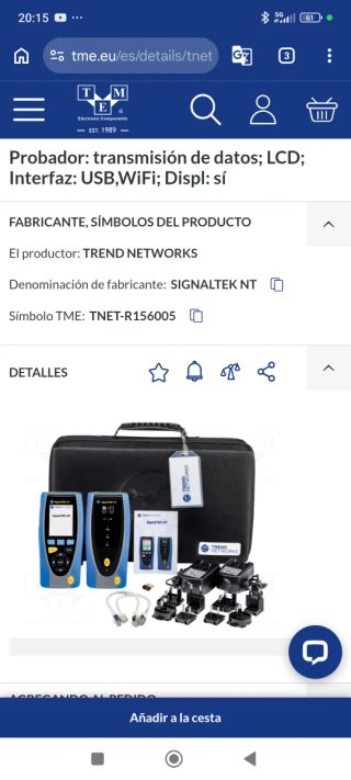 Probador Red SIGNALTEK NT TREND NETWORKS