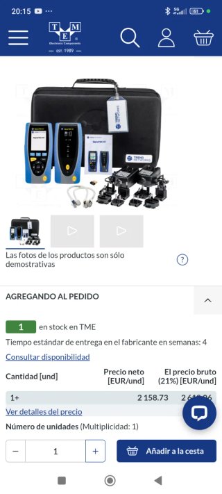 Probador Red SIGNALTEK NT TREND NETWORKS