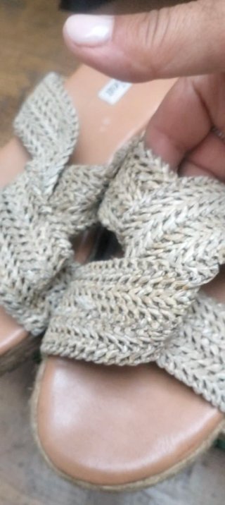 Ciabatte Bellamica Beige/Oro