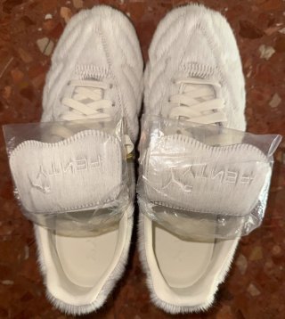 Fenty x Puma avanti pony hair warm white.