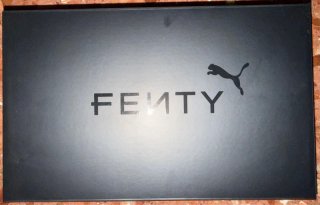 Fenty x Puma avanti pony hair warm white.