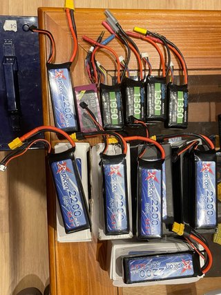 Lote Baterías LiPo Rapicon 2200mAh 60C