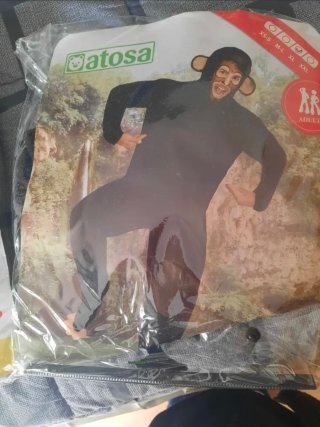 Disfraz Mono Adulto Atosa Talla Única