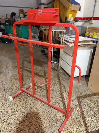 Estantería Taller Roja Metálica