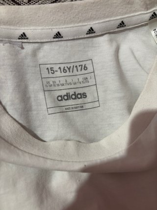 Camiseta Adidas Blanca Original 3 Bandas