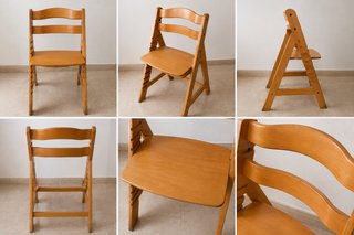 Trona evolutiva madera regulable