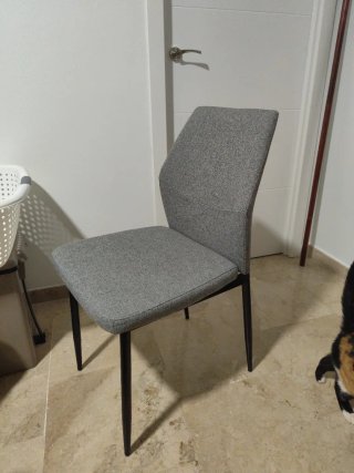 Sillas de salón grises x6