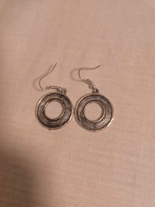 Conjunto bisutería boho plata envejecida