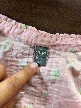 Camisa rosa floral