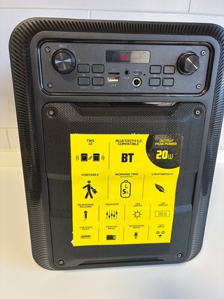 Altavoz Karaoke NGS Roller Lingo 20W + Micro