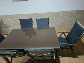 Conjunto exterior mesas y sillas 6