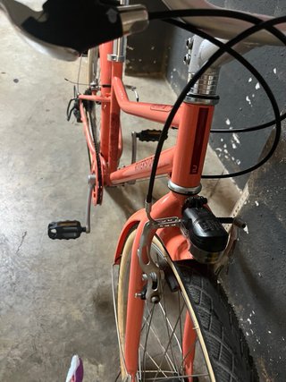 Bicicleta infantil color coral
