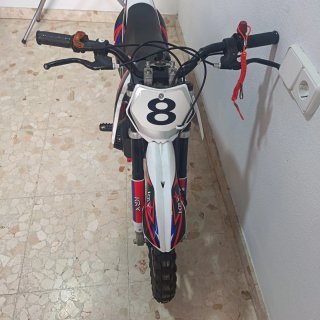 Mini Moto 49cc Infantil Roja y Blanca