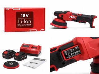 FLEX XCE 8 150 18V-EC SET + 2 Baterías