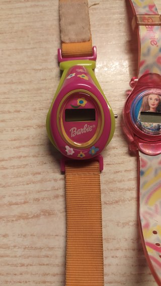 Collezione Orologi Barbie vintage anni 2000.