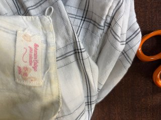 Camisa de cuadros con volantes