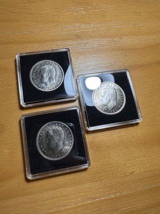 Lote 3 monedas 50 pesetas 1984 SC