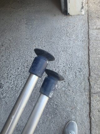 Muletas ajustables, como nuevas