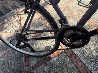 Bicicleta de mujer morada