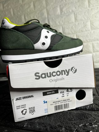 Saucony Jazz Donna Tg 37 Verde Bianco