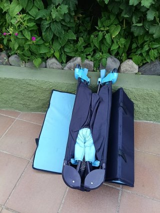 Cuna de viaje portátil plegable