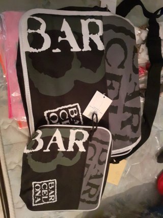 Conjunto bandolera y neceser BARCELONA