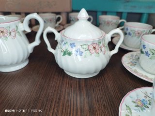 Juego de café inglés vintage