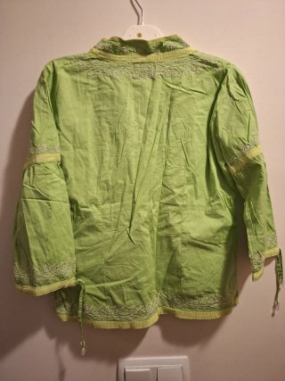 Camisa verde Flamenco Talla S