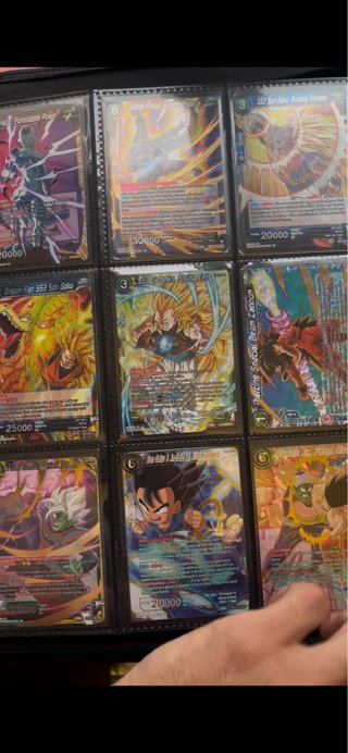 Cartas Dragon Ball cambio por manga booster 01-02
