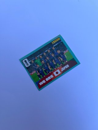 Cromo equipo Japón Panini FIFA 2026