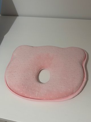 Cojín Antiplagiocefalia Bebé Rosa