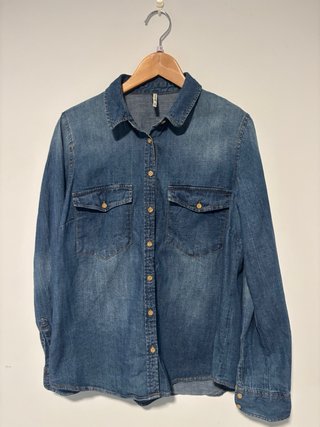 Camisa vaquera Stradivarius manga larga Talla L