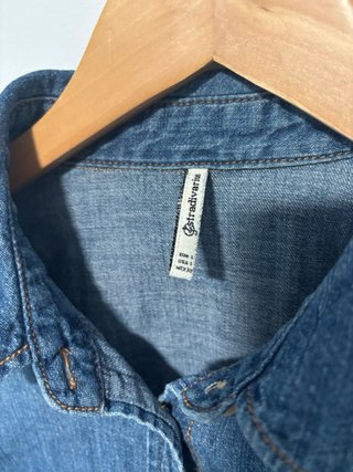 Camisa vaquera Stradivarius manga larga Talla L