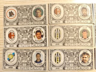 Collezione Carte Calciatori Banca dello Sport.