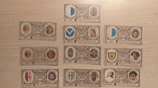 Collezione Carte Calciatori Banca dello Sport.