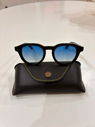 Moscot Dahven occhiali da sole neri e blu
