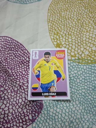 Figurita Panini Extra Luis Díaz Mundial 2026